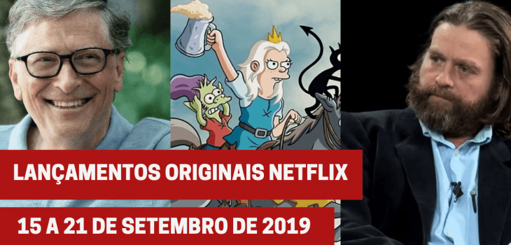 Lançamentos originais Netflix: De 15 a 21 de setembro de 2019